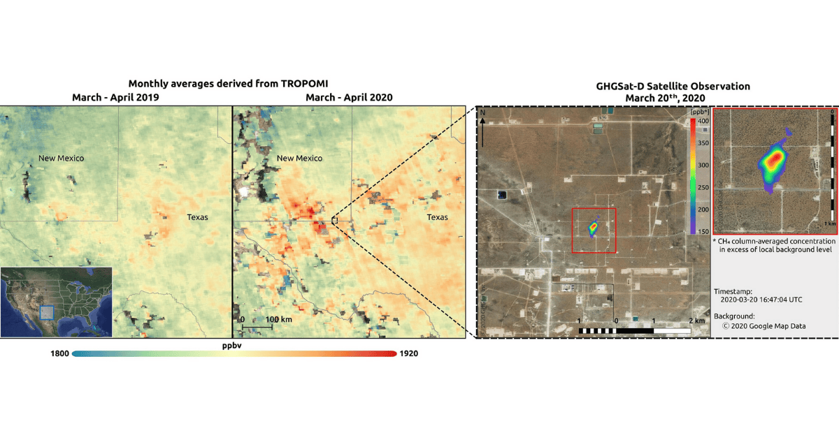 Détecter les émissions de méthane pendant la COVID-19