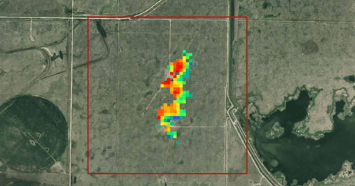 Émission de méthane la plus faible jamais détectée par un satellite