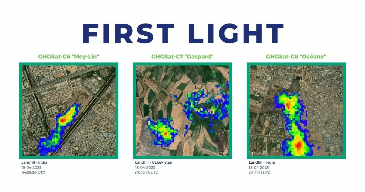3 New Methane Monitoring Satellites Make Contact in Record-Time