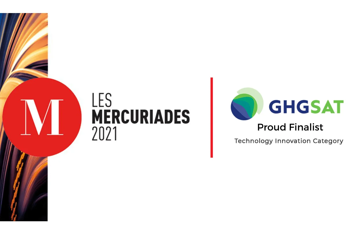 GHGSat: Finalist of the contest Les Mercuriades from the Quebec Chambre of Commerce Federation