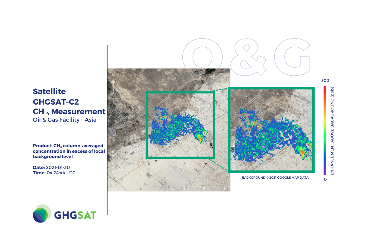 Hugo delivers first methane plume image