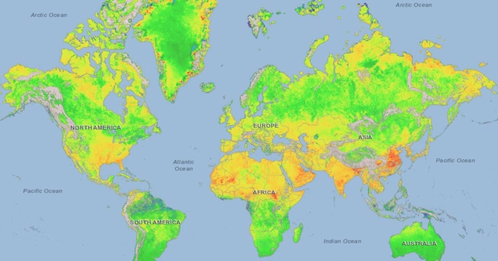 Satellites picture methane across the globe