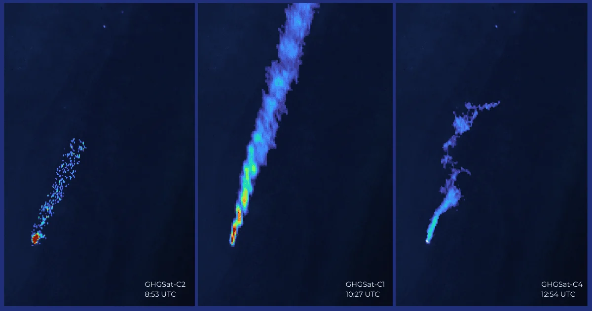 Mode Glint activé : Comment les satellites de GHGSAT ont aidé à quantifier la fuite de Nord Stream pour la première fois